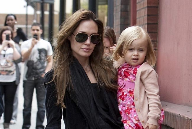 Vivienne Jolie-Pitt movie roll - Angelina's 4 year old daughter on $3k a week.