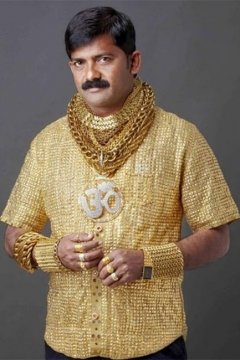 $235,000 Gold Shirt for Indian Goldfinger